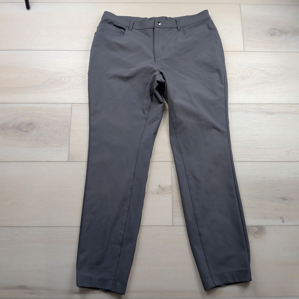 State & Liberty Stretch Tech Pants Mens 38 (Fits 36x31) Grey 4-Way Stretch